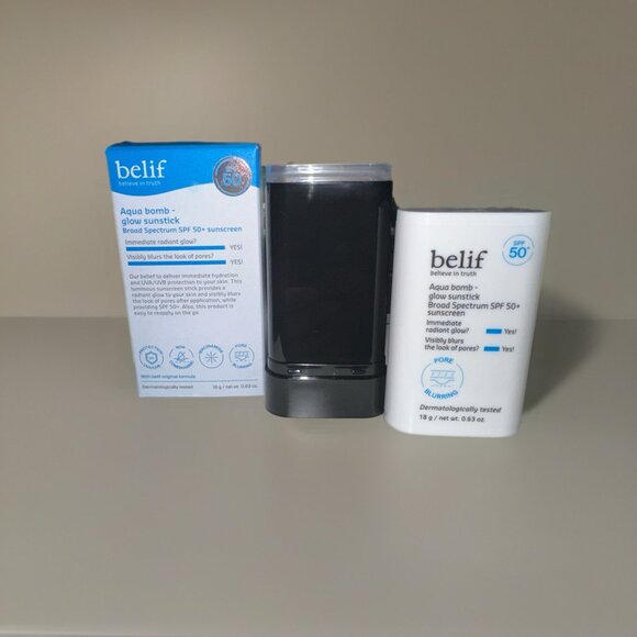 Belif Aqua Bomb Glow Sunstick SPF 50+ — Radiant Hydration & UV Protection Stick - Picture 12 of 13